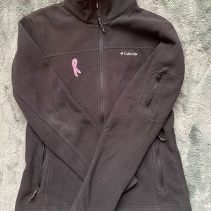 Columbia breast cancer fleece jacket